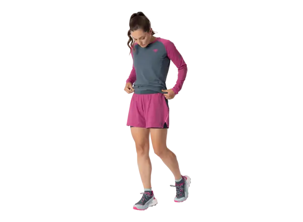 Dynafit Alpine Pro 2v1 dámské běžecké kraťasy Magenta