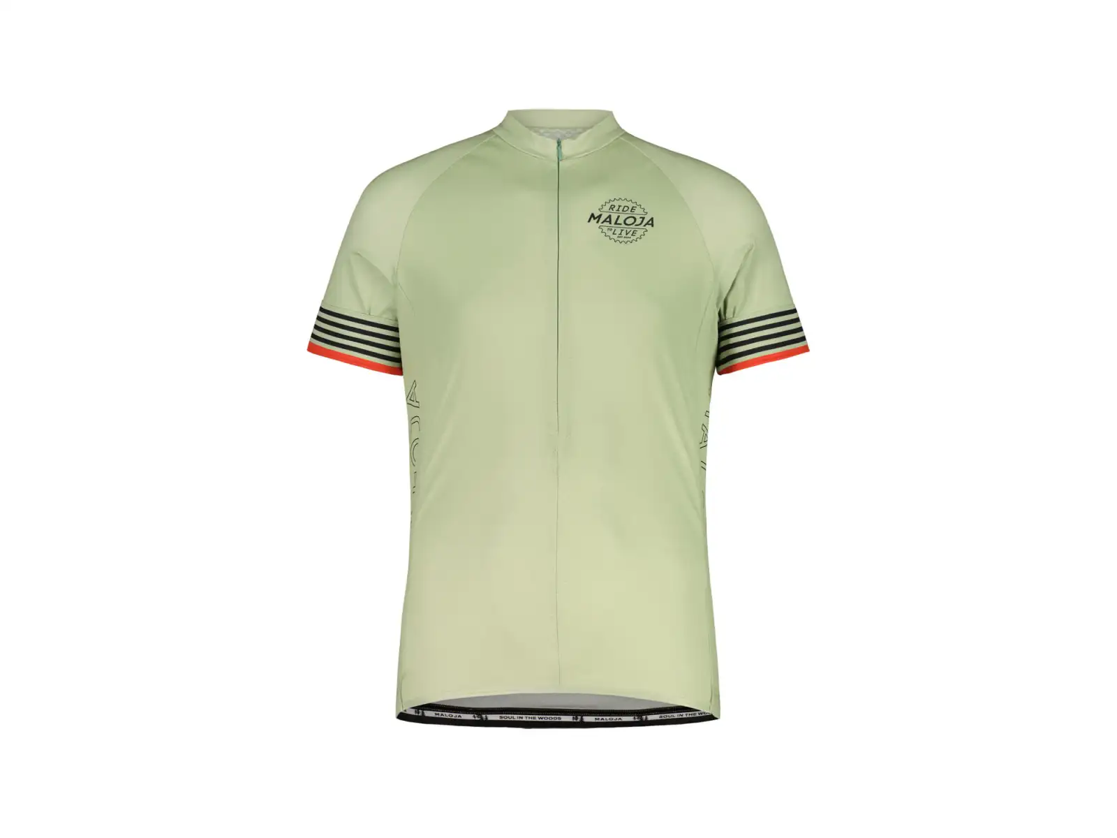 Maloja TeseroM. pánský dres krátký rukáv Pastel Pine