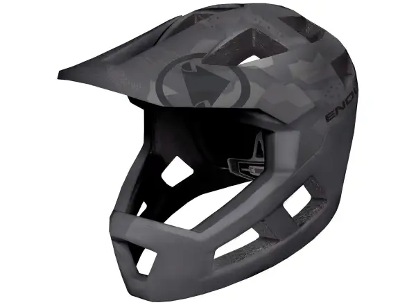 Endura SingleTrack dětská přilba Camo Grey