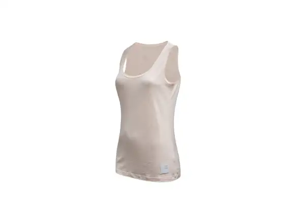 Sensor Merino Lite dámské triko bez rukávu Mottled Beige