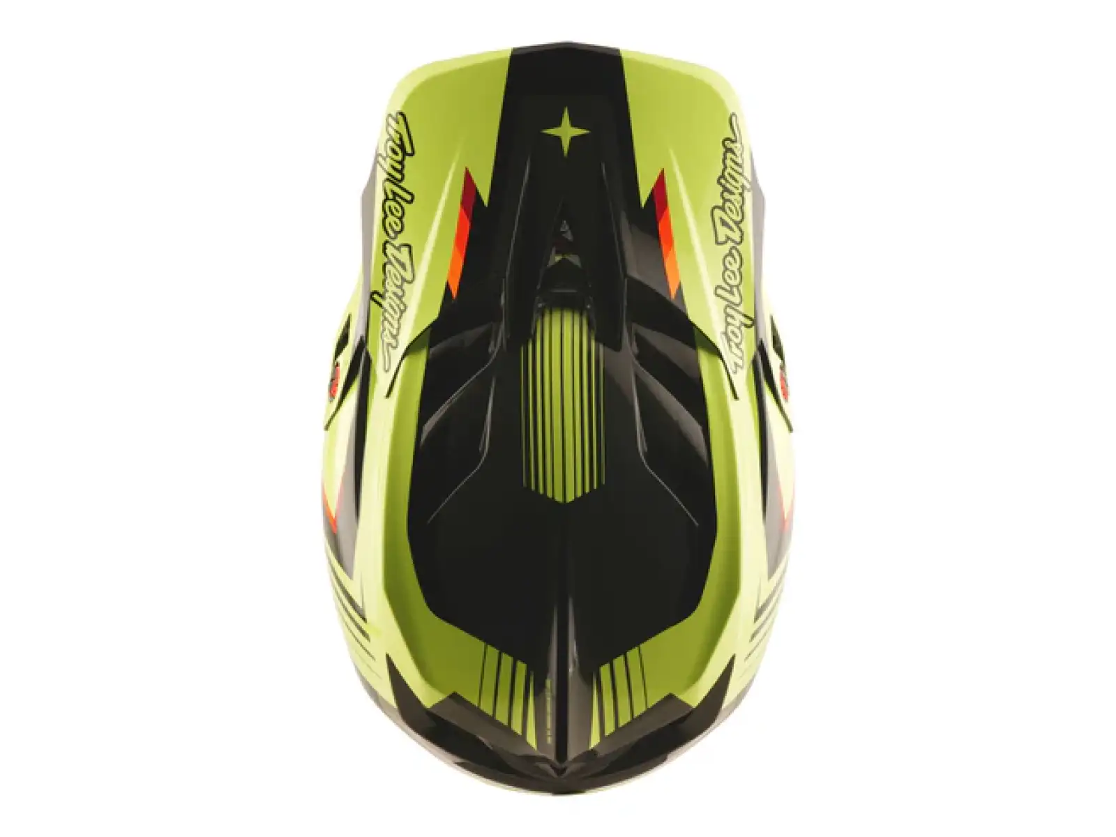 Troy Lee Designs D4 Polyacrylite Qualifier přilba Black/Yellow