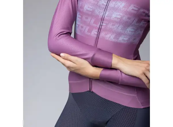 Alé PR-E Identity dámský zateplený dres dlouhý rukáv Orchid