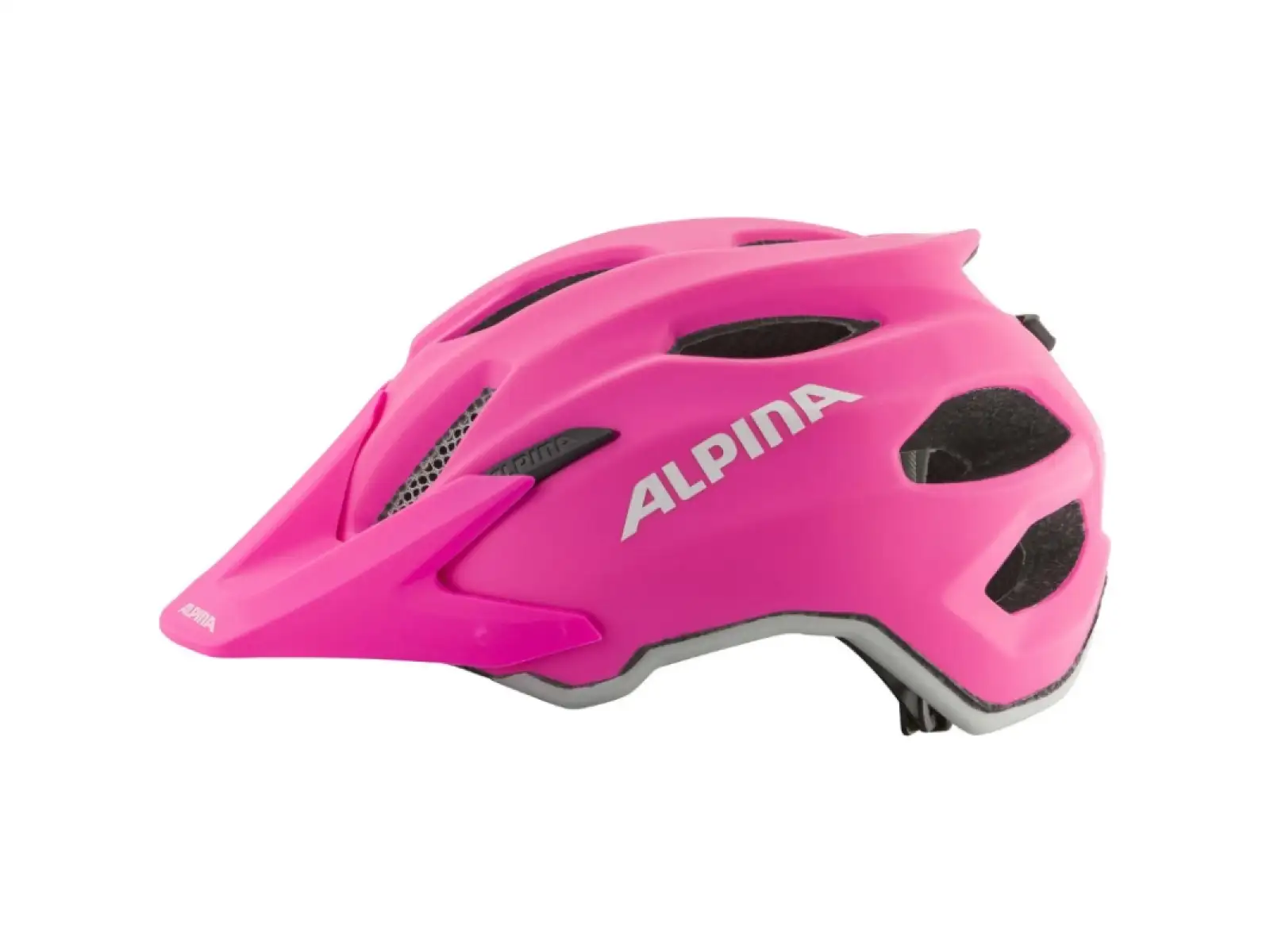 Alpina Carapax JR. cyklistická přilba Shocking Pink Matt