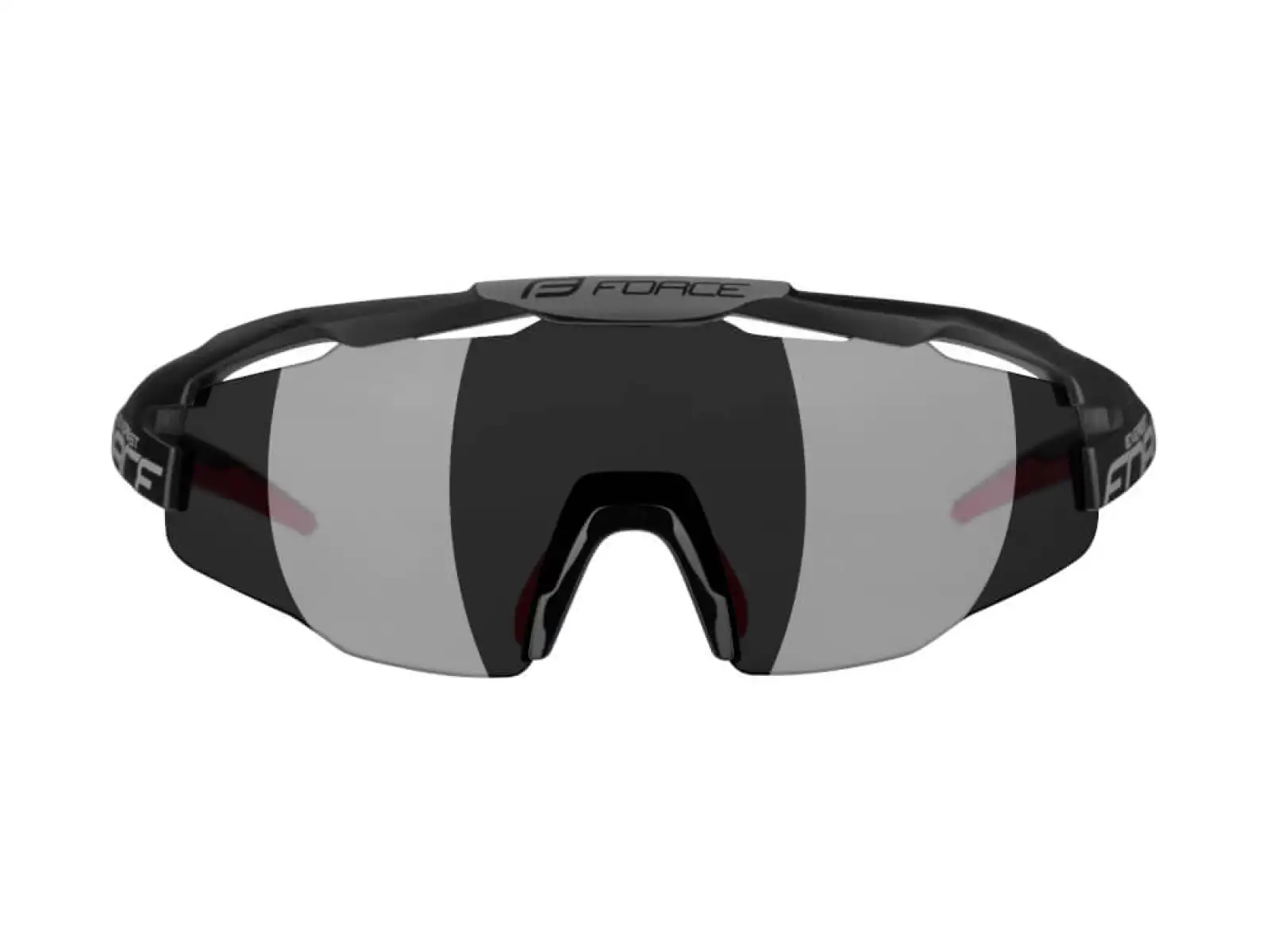 Force Everest cyklistické brýle  černá/černá zrcadlová skla