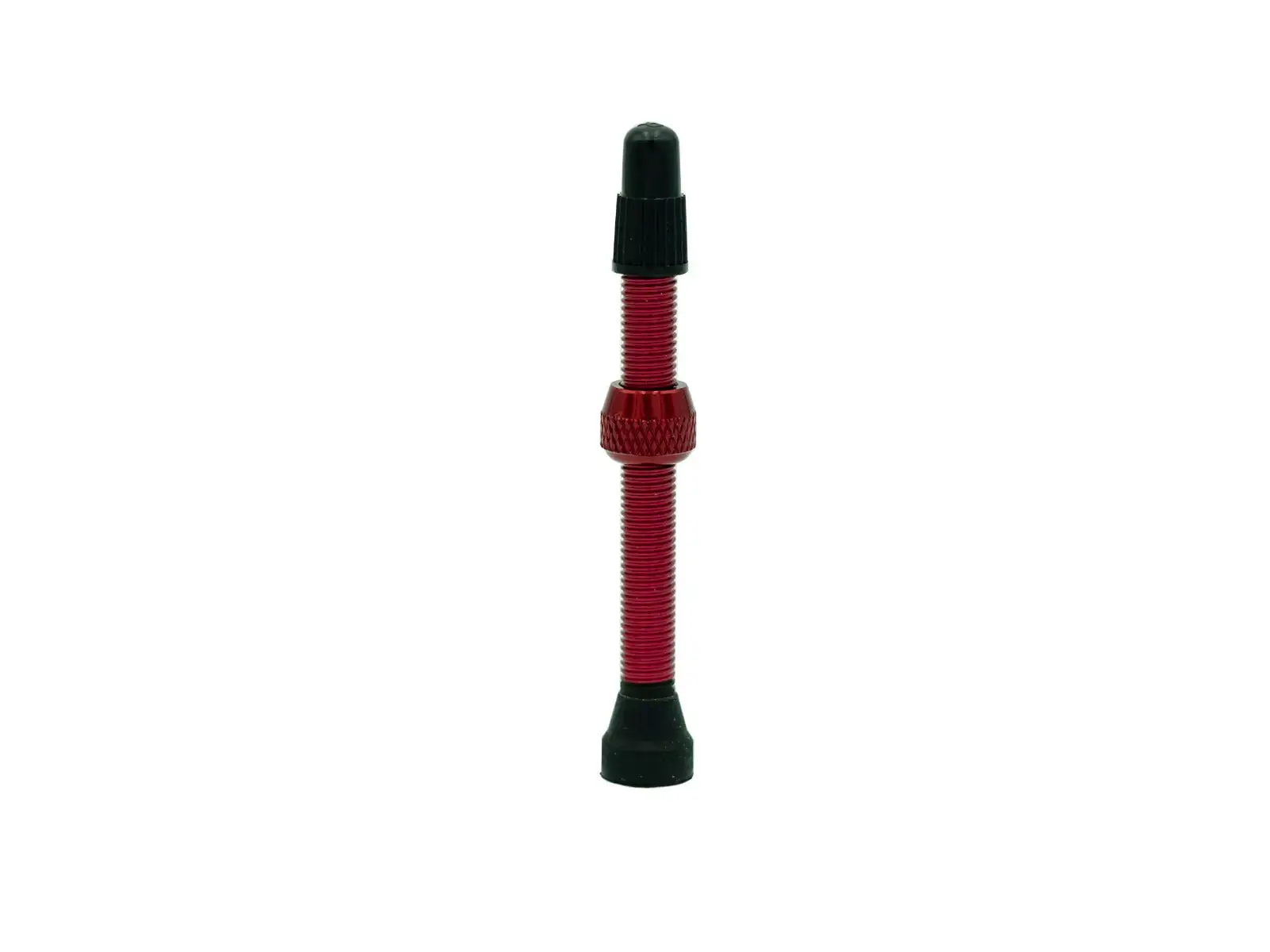 No Tubes Universal Tubeless Alu ventilky 55 mm - pár červená