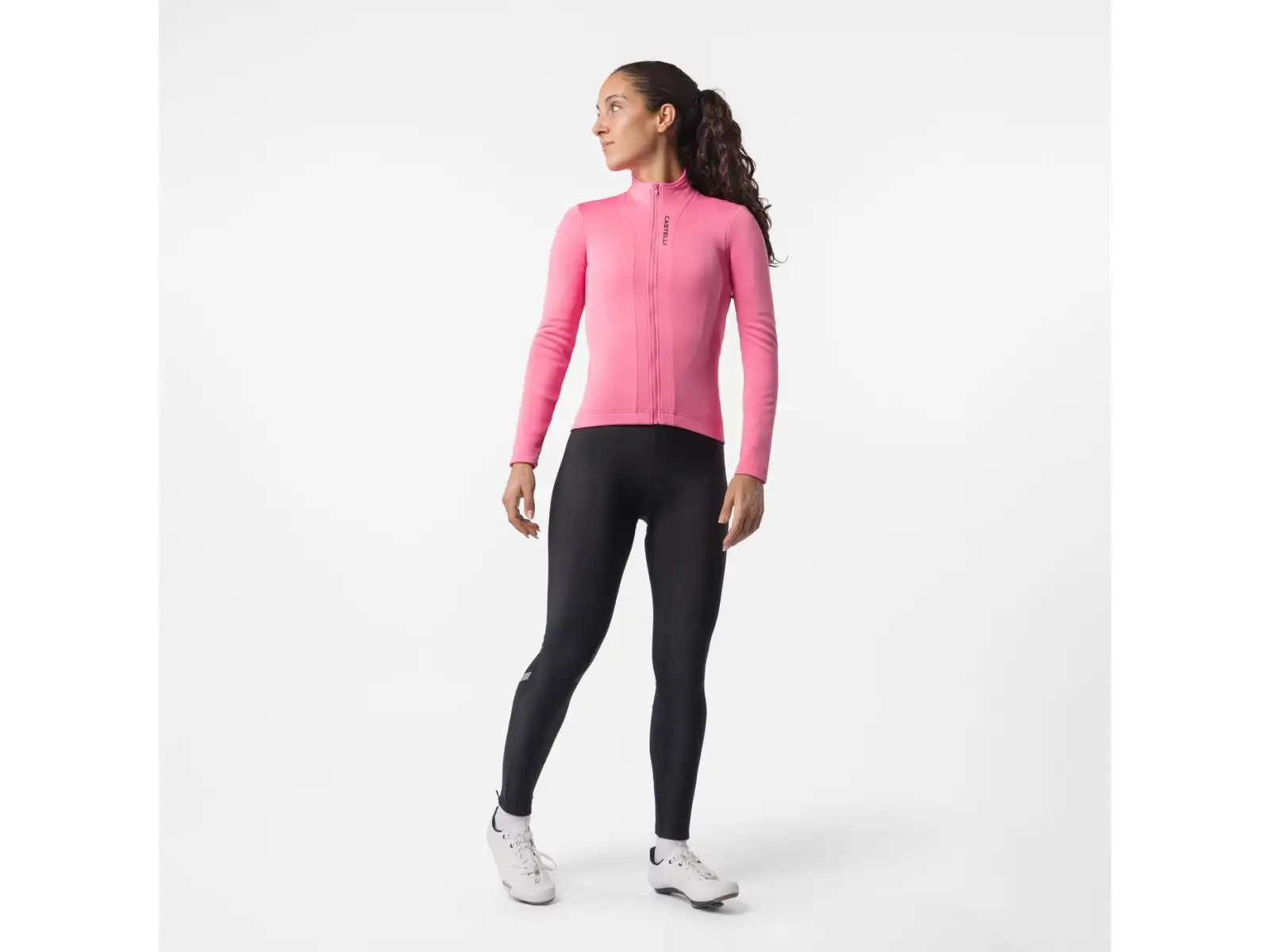 Castelli Sinergia 3 dámský dres dlouhý rukáv Rosa giro