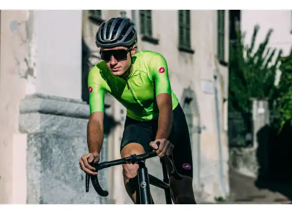 Castelli Aero Race 6.0 pánský dres krátký rukáv Electric Lime