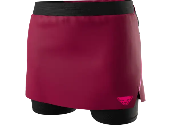 Dynafit Alpine Pro 2v1 dámská běžecká sukně s vnitřními kraťasy Beet Red