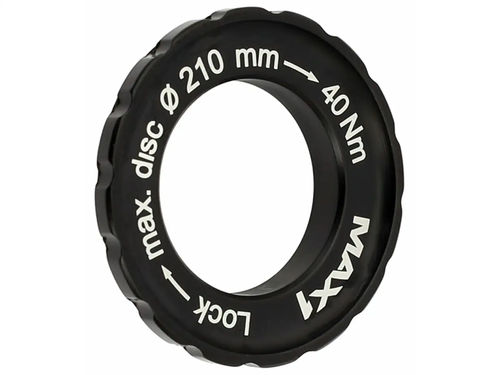 MAX1 Center Lock/6 děr adaptér černá