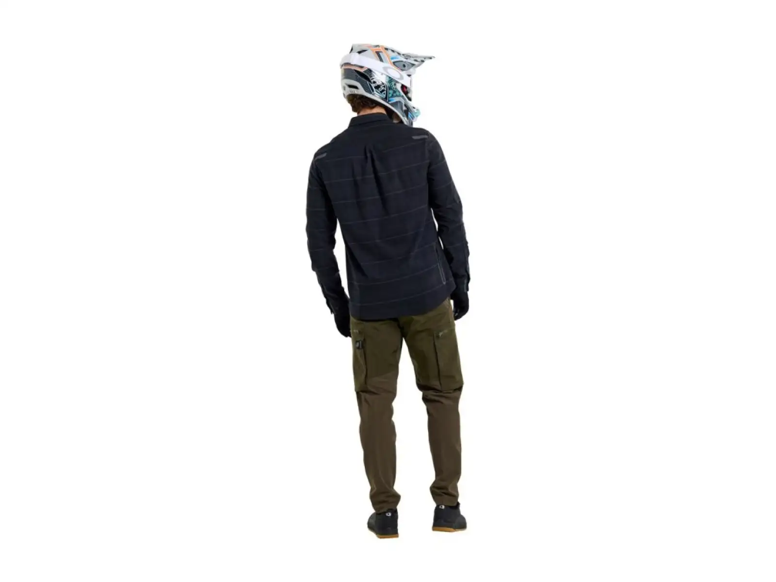 Troy Lee Designs Grind Flannel pánská košile Plaid Carbon