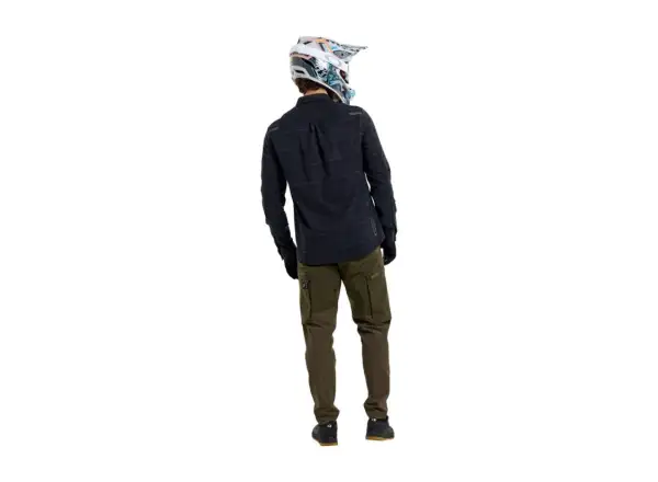 Troy Lee Designs Grind Flannel pánská košile Plaid Carbon