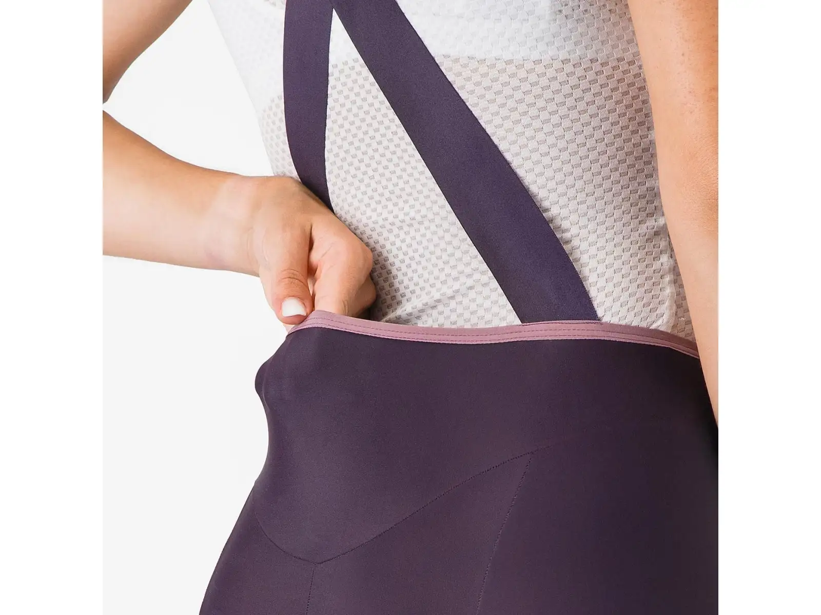 Castelli Prima 2 DT dámské kraťasy s vložkou a laclem Dark Night Shade/Deep Purple