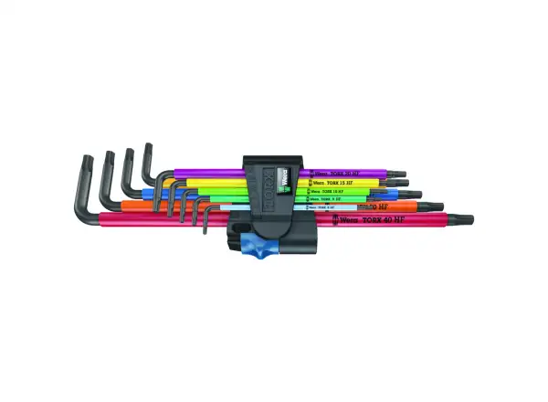 Wera 967/9 TX XL Multicolour HF 1 TORX L-klíče dlouhé s přidržením sada 9 ks