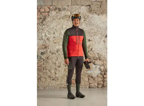 Maloja PiglonM. pánské legíny Fire red multi