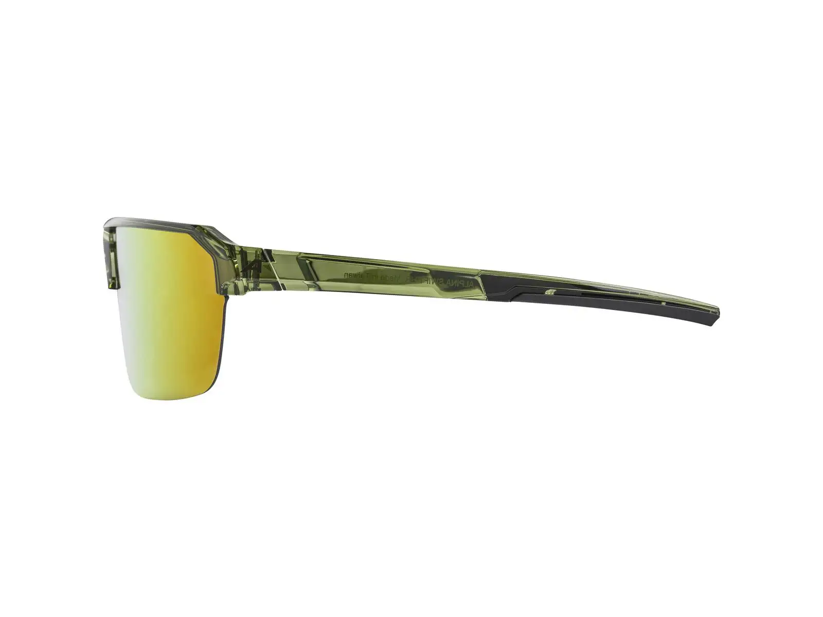 Alpina Swift HR brýle Green Transparent Gloss