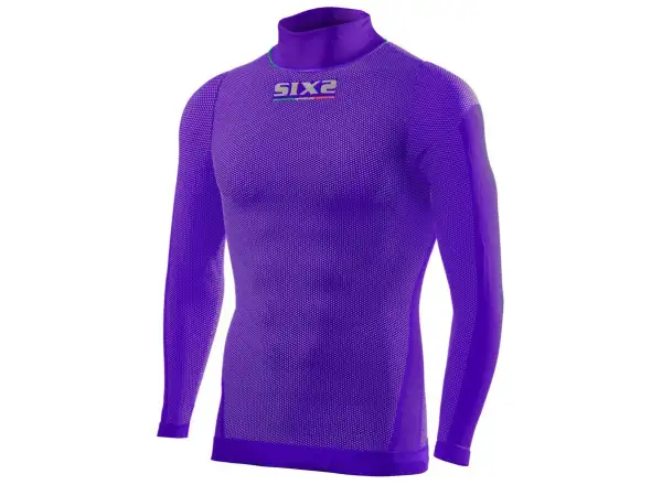 SIXS funkční triko/rolák dlouhý rukáv fialová