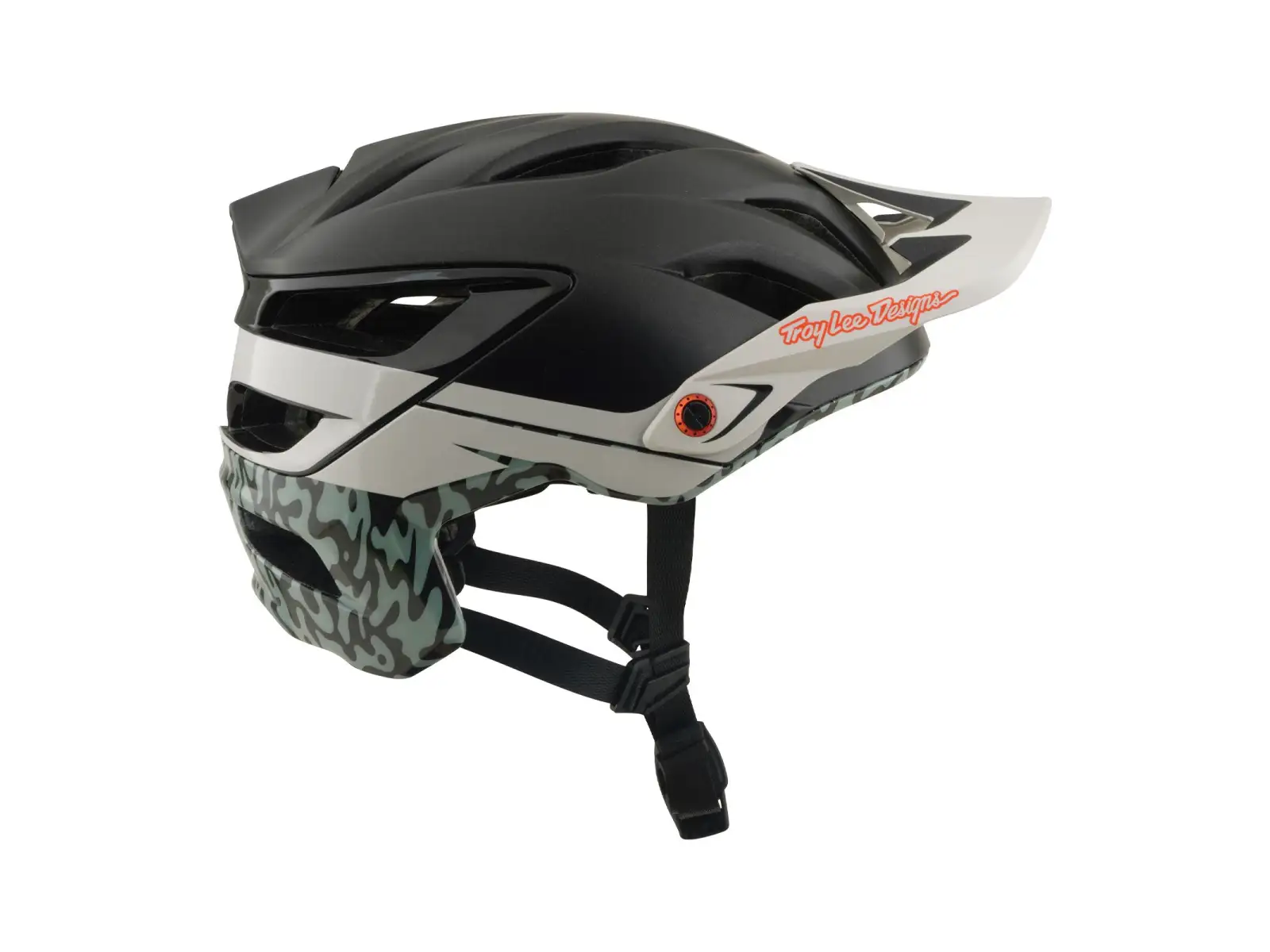 Troy Lee Designs A3 MIPS přilba Halo Charcoal/Pumice