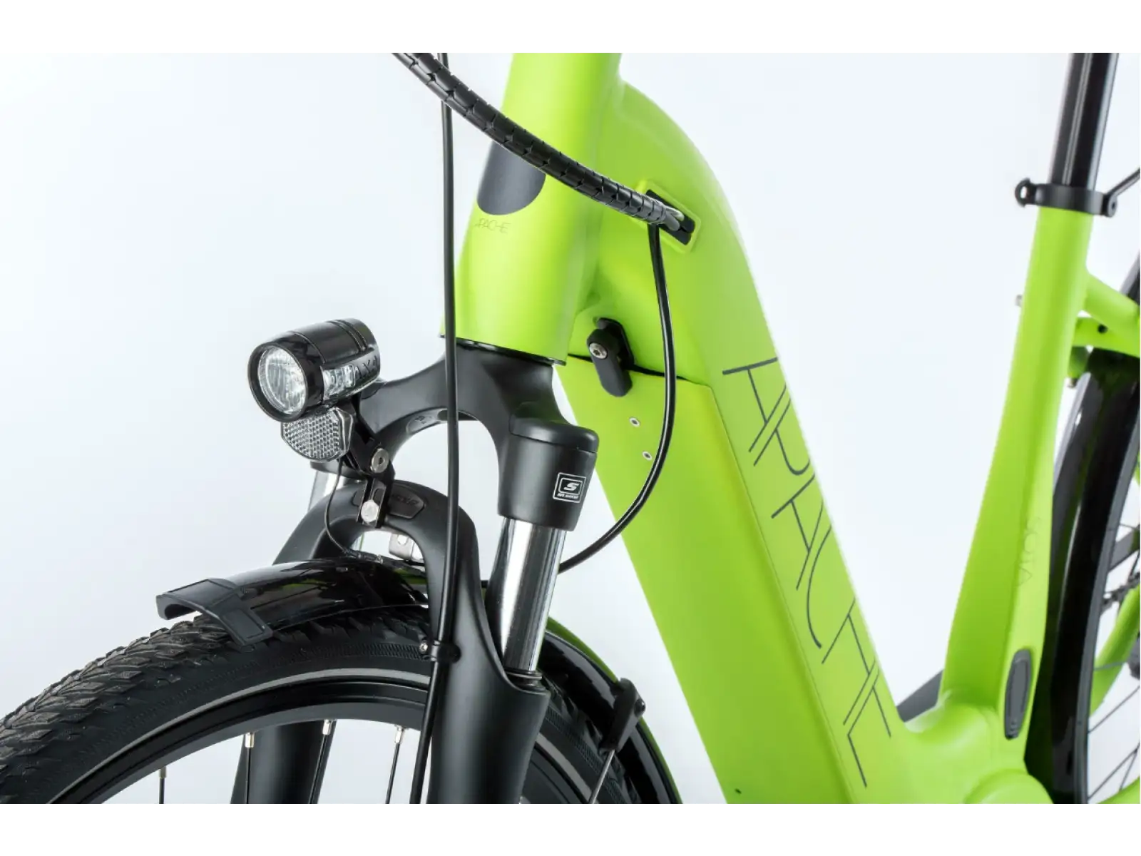 Apache Sota Bosch Active Plus 500 acid green nízkonástupové elektrokolo