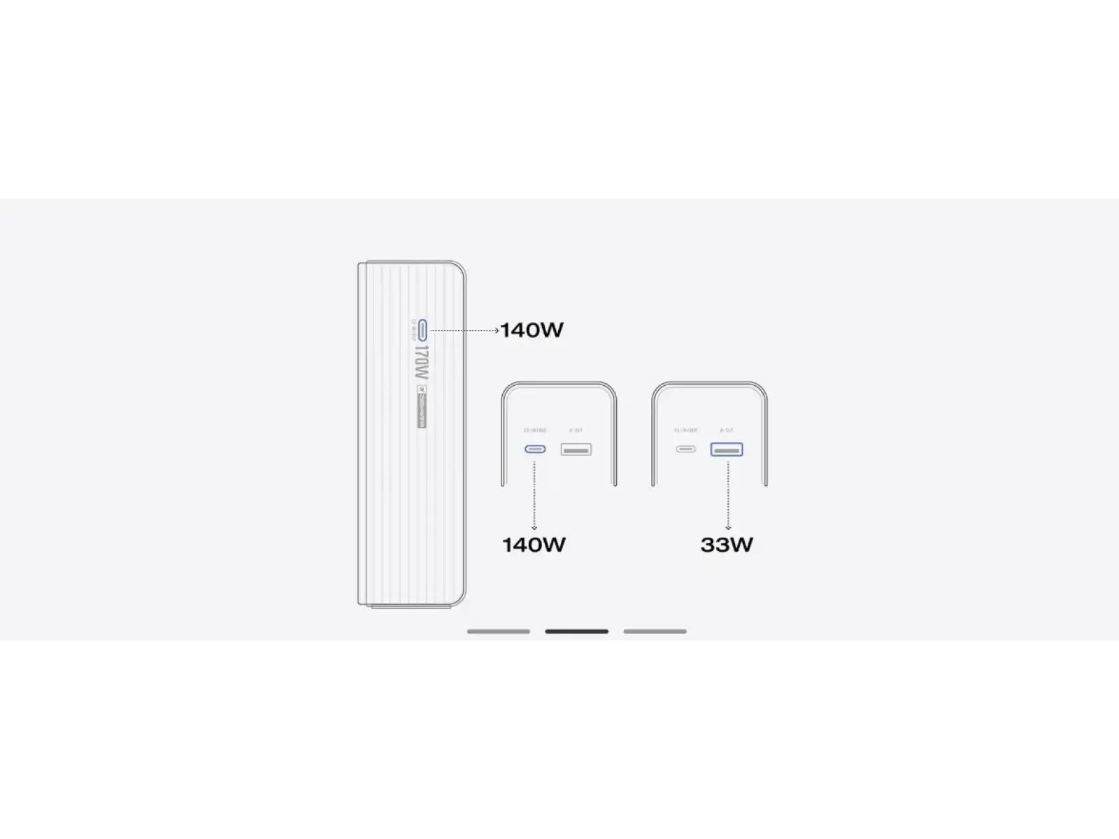 EcoFlow Rapid Power Banka (25000mAh,170W) - stříbrná