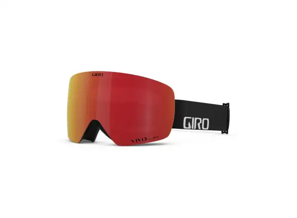 Giro Contour lyžařské brýle RS Black Wordmark Vivid Ember/Vivid Infrared