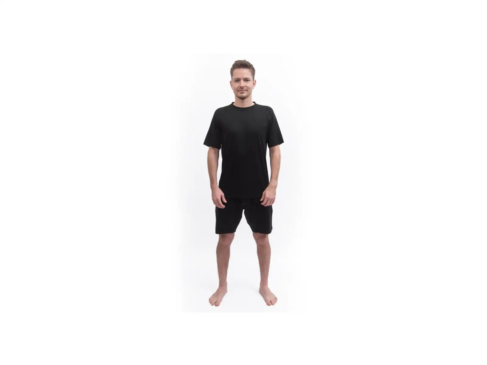 Sensor Merino Active No Logo pánské triko krátký rukáv černá