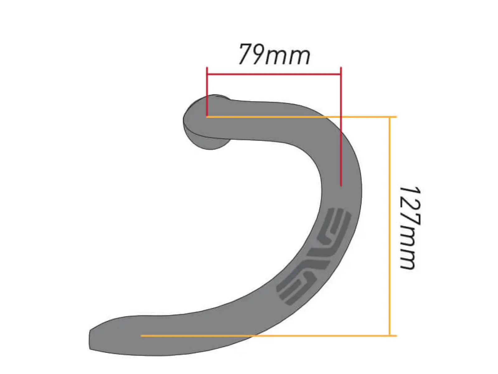 Enve Road Compact Drop silniční řídítka černá