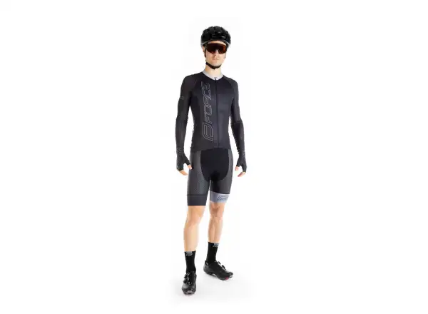 Force F Team Pro pánský dres dlouhý rukáv černo-šedá