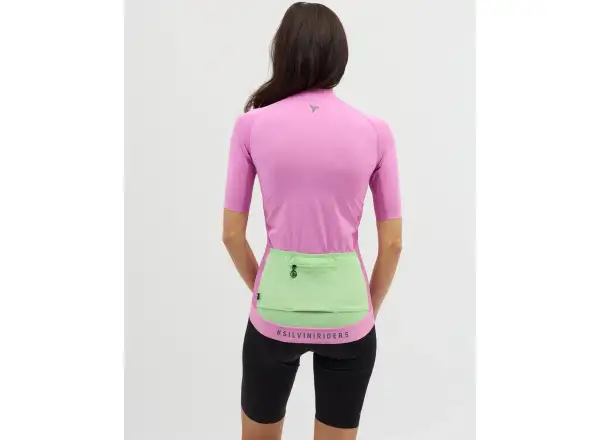 Silvini Mazzana dámský dres krátký rukáv Blush/Green