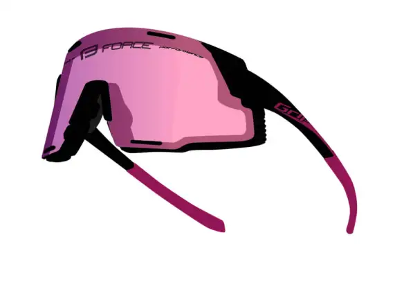 Force Grip cyklistické brýle Černá/růžová