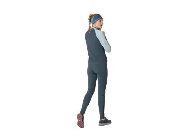 Dynafit Alpine 1/2 Zip dámské triko dlouhý rukáv Cloud Blue