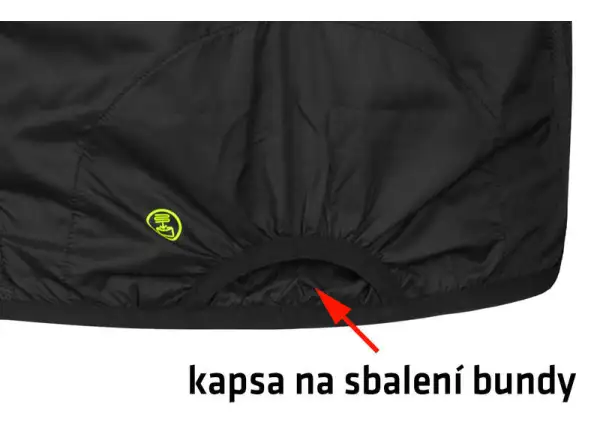 Etape Bora 2.0 pánská větrovka černá/žlutá fluo