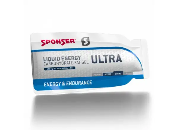 Sponser Liquid Energy Ultra energetický gel pro vytrvalostní výkony kokos/makadamové ořechy 25 g