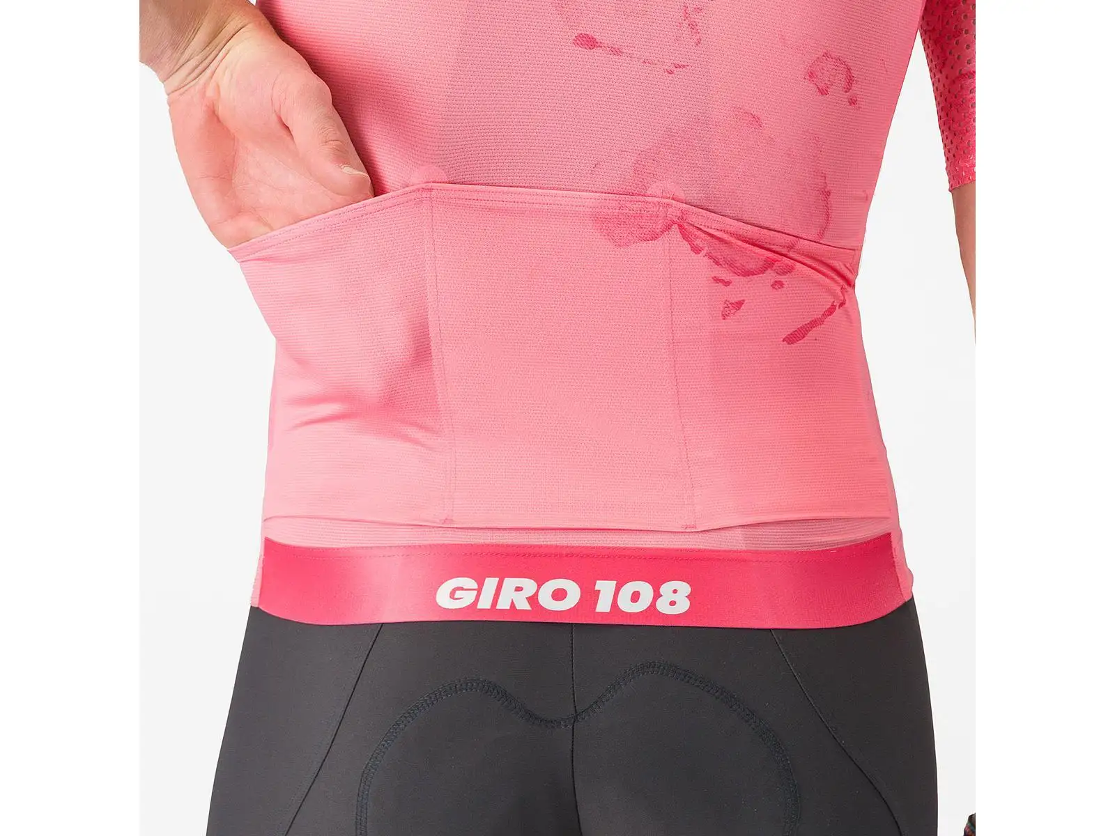 Castelli Giro 108 Race 8S pánský dres krátký rukáv Rosa Giro