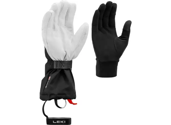 Leki Guide X-Treme sjezdové rukavice Black/White