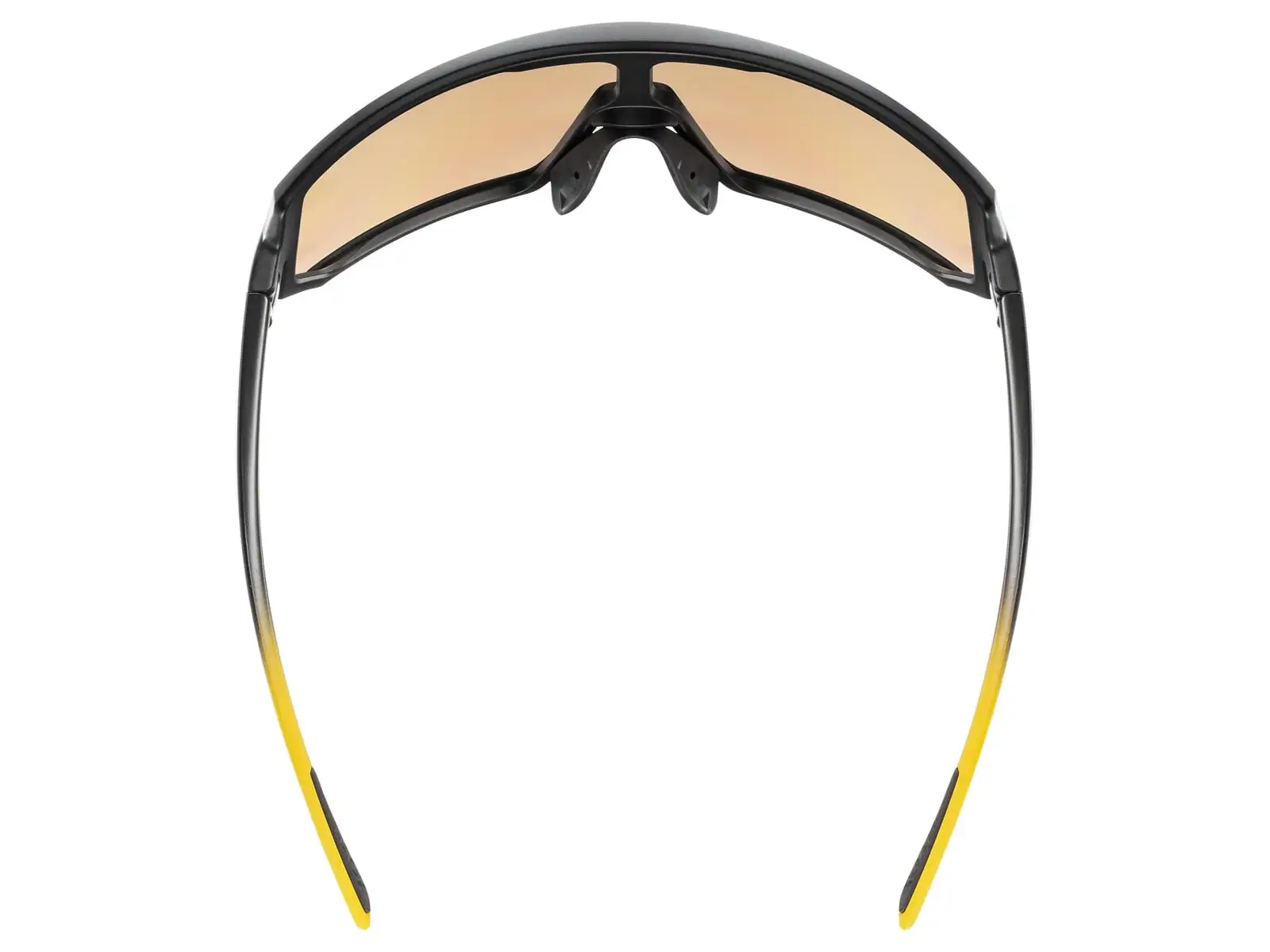Uvex Sportstyle 235 cyklistické brýle Sunbee Black Mat/Mirror Yellow