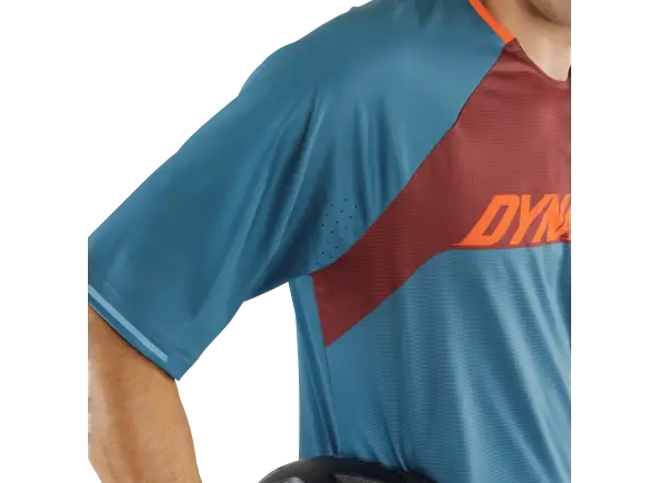 Dynafit Ride pánské cyklo tričko krátký rukáv Mallard Blue