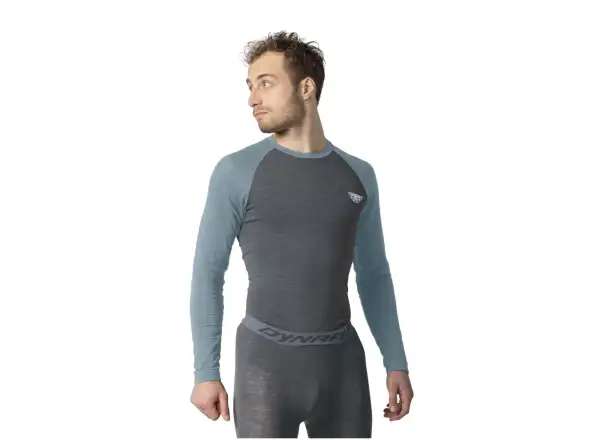 Dynafit Tour Light Merino pánské triko dlouhý rukáv Smoke Blue