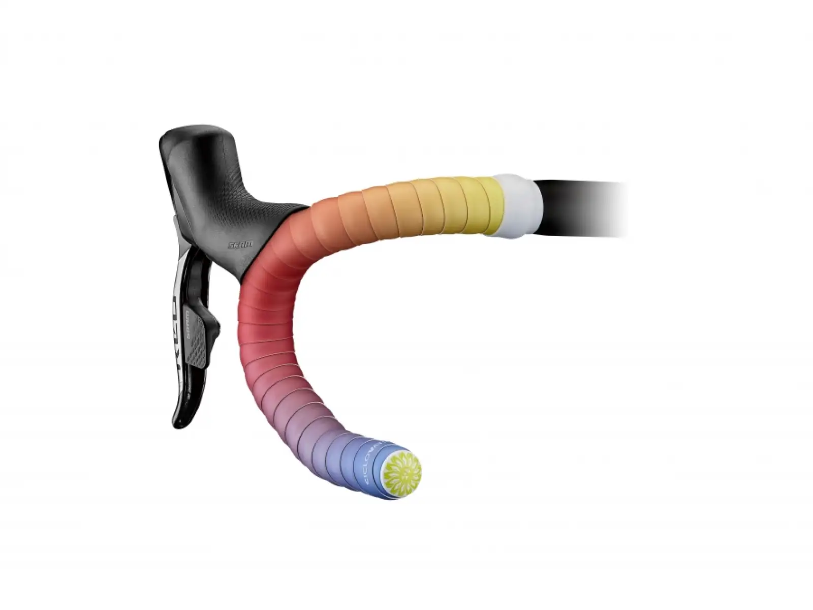 Ciclovation Poly Touch omotávka Ombre Rainbow