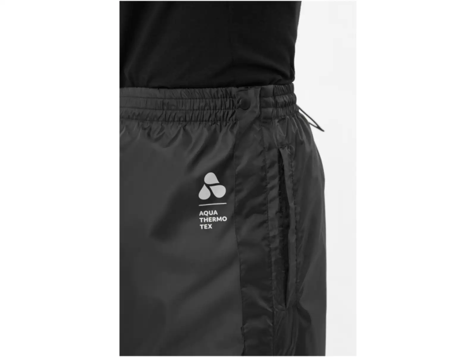 Viking Active Line Rainier pánské celorozepínací kalhoty Black