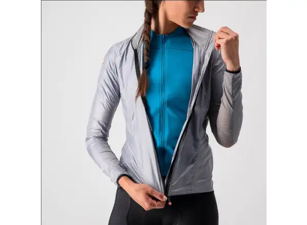Castelli Aria Shell dámská bunda Silver gray