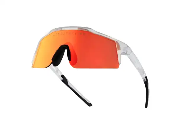 Force Nitro Junior cyklistické brýle transparentní/červené zrcadlové sklo