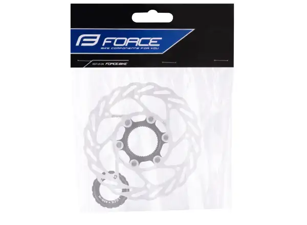 Force Center Lock 140 mm brzdový kotouč stříbrný