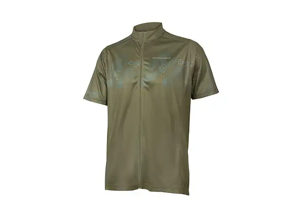 Endura Hummvee Ray S/S pánský dres krátký rukáv Olive Green