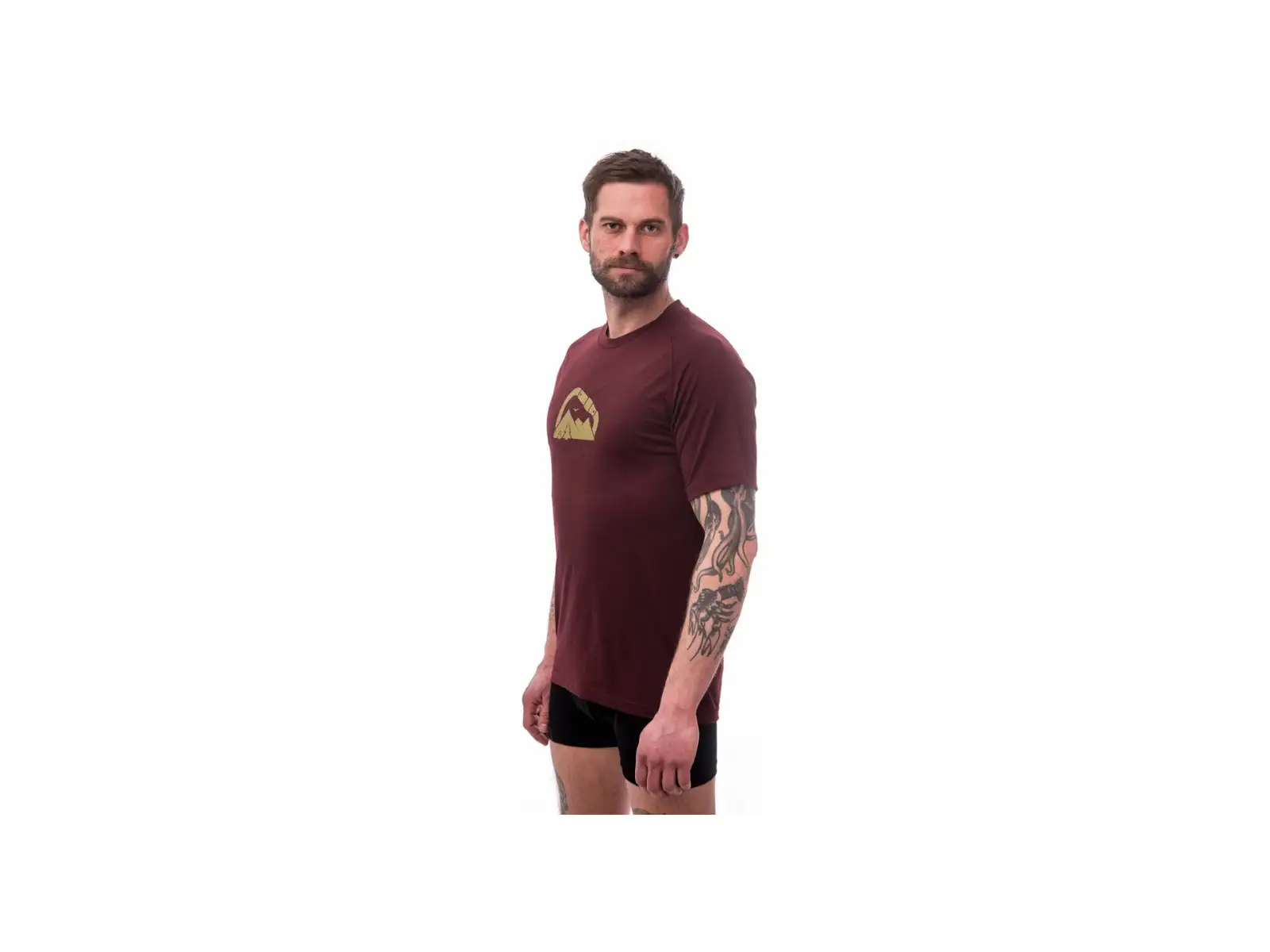Sensor Merino Air PT Summit pánské triko krátký rukáv Red