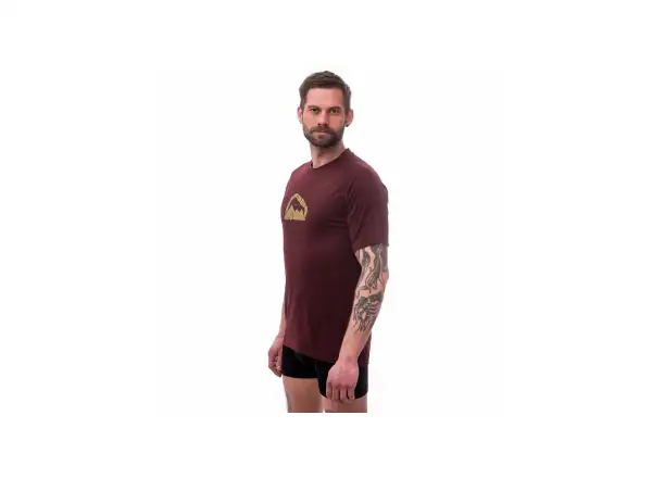 Sensor Merino Air PT Summit pánské triko krátký rukáv Red