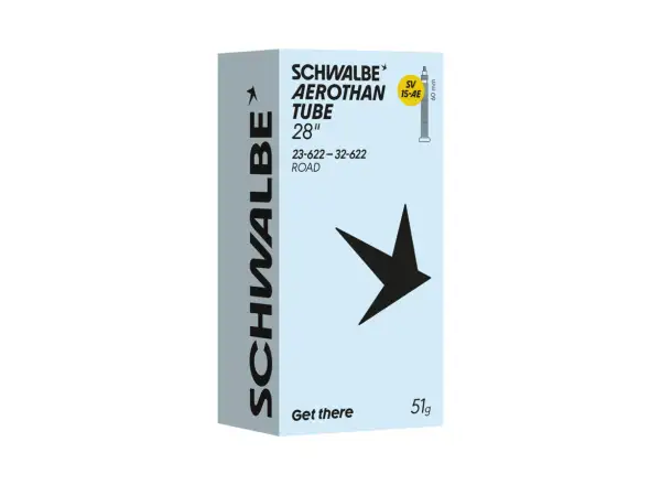 Schwalbe Tube AEROTHAN 23-32/622 SV15-AE, TPU, 60mm
