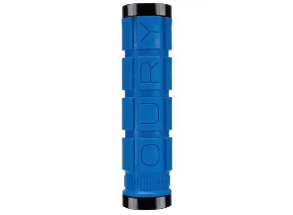 Lizard Skins Oury Lock-On Dual Clamp gripy modrá