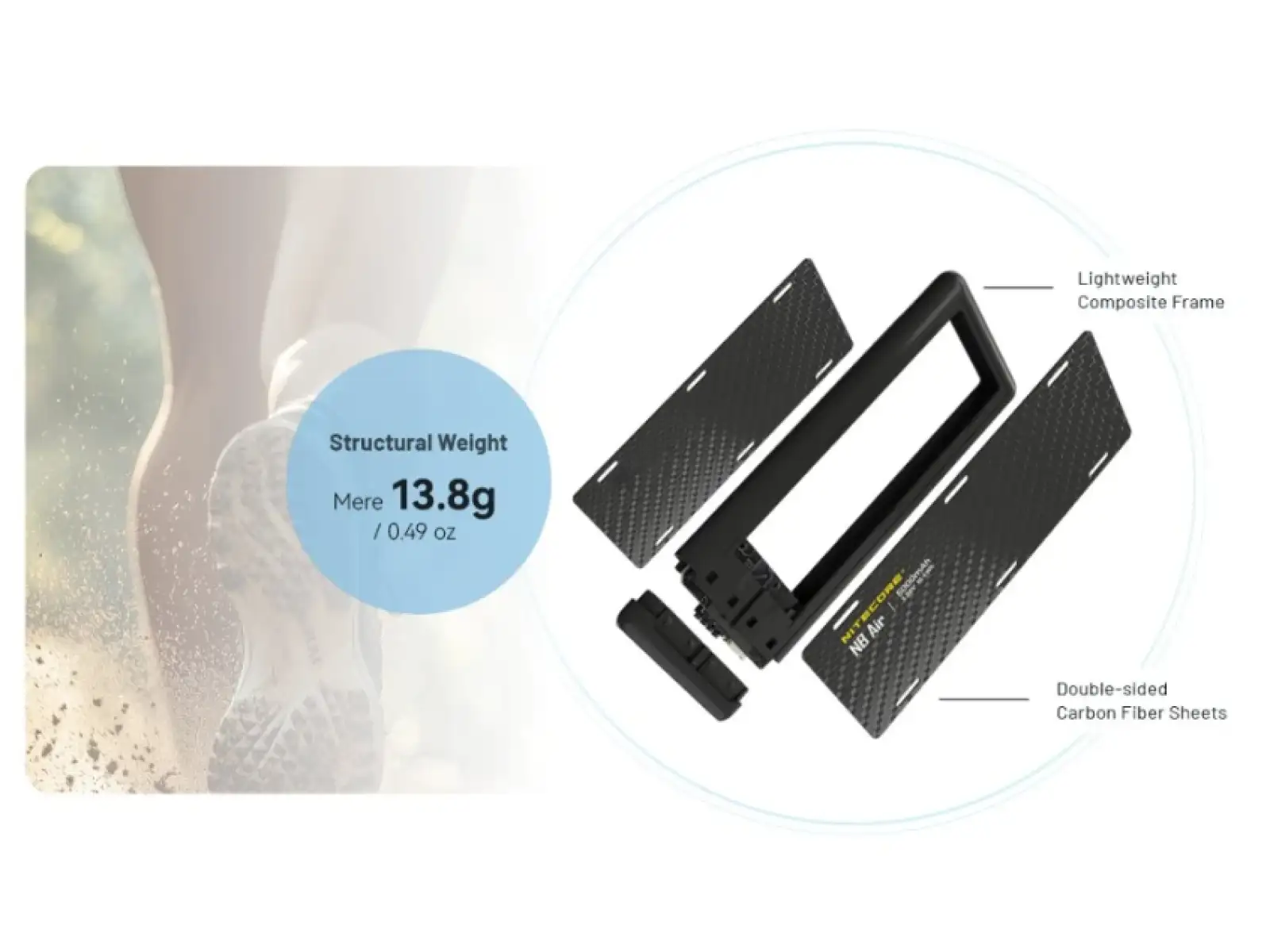 Nitecore NB AIR ultralehká powerbanka s bezdrátovým nabíjením
