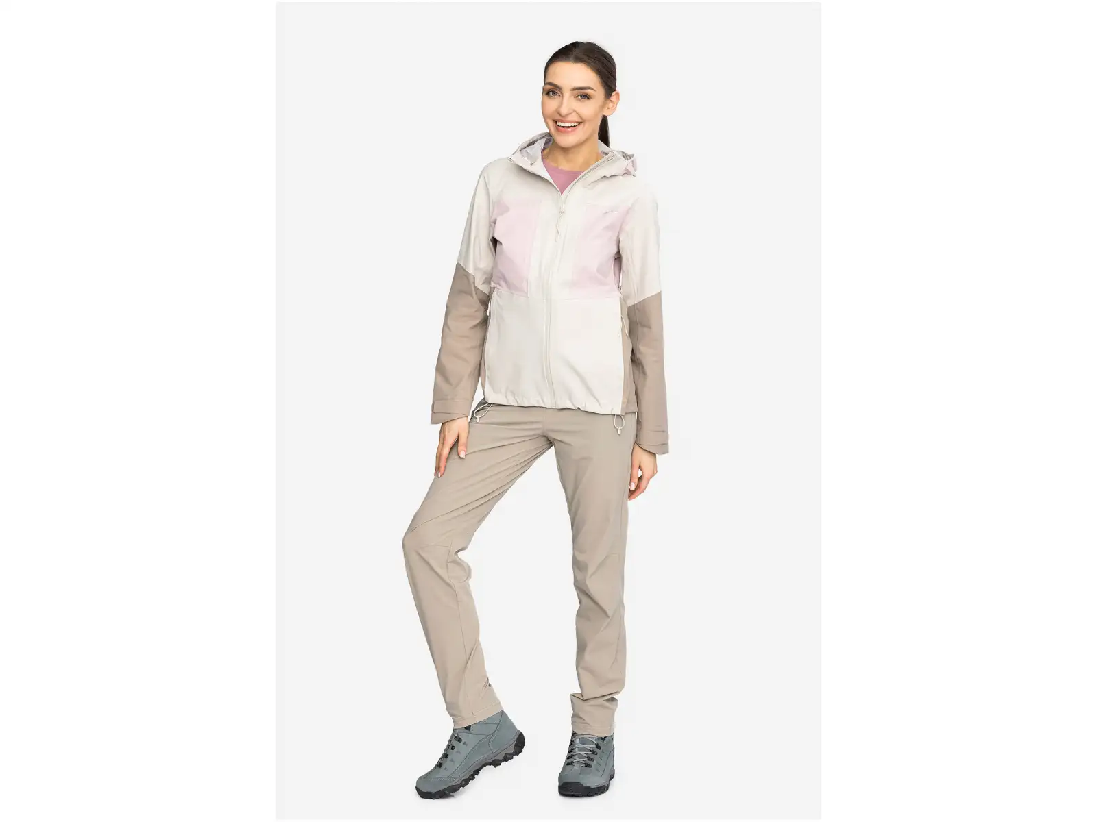 Viking Numani dámská bunda Beige/Light pink