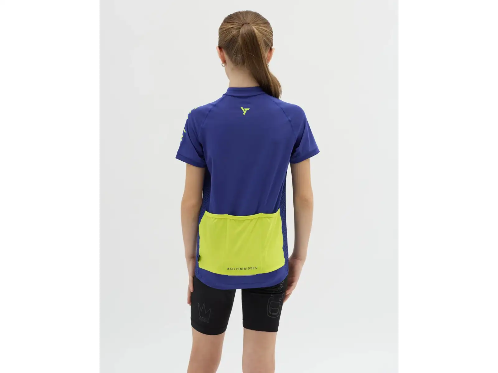 Silvini Mazzani dětský dres krátký rukáv Blue/Neon